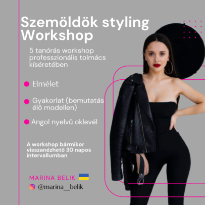 online szemöldök styling workshop