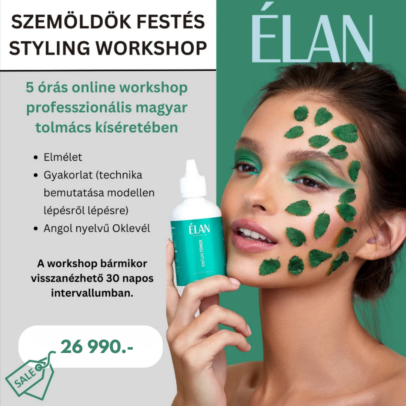 online elan szemöldök styling képzés