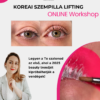 koreai szempilla lifting online workshop