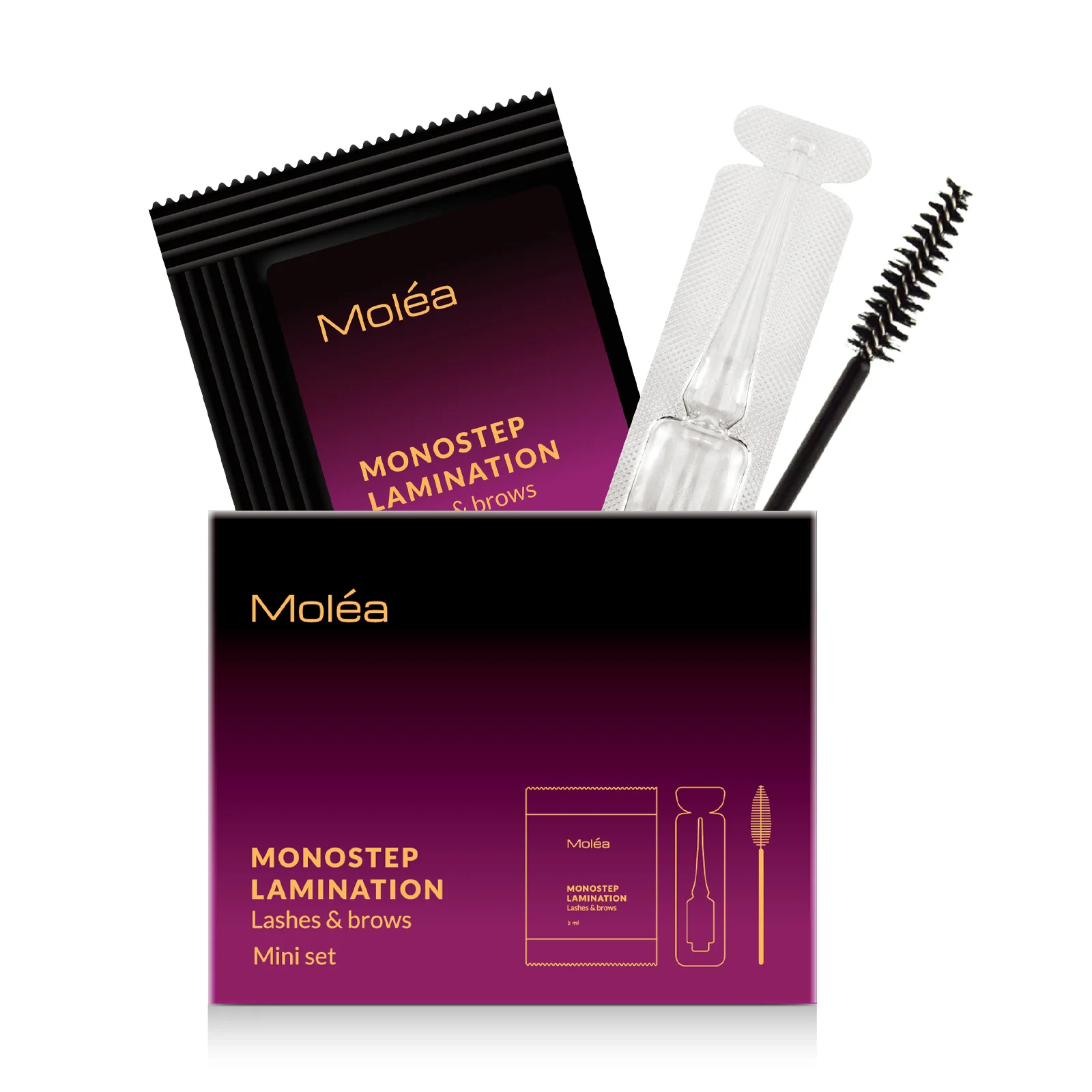 Molea Monostep Szemöldök lamináló és szempilla lifting szett