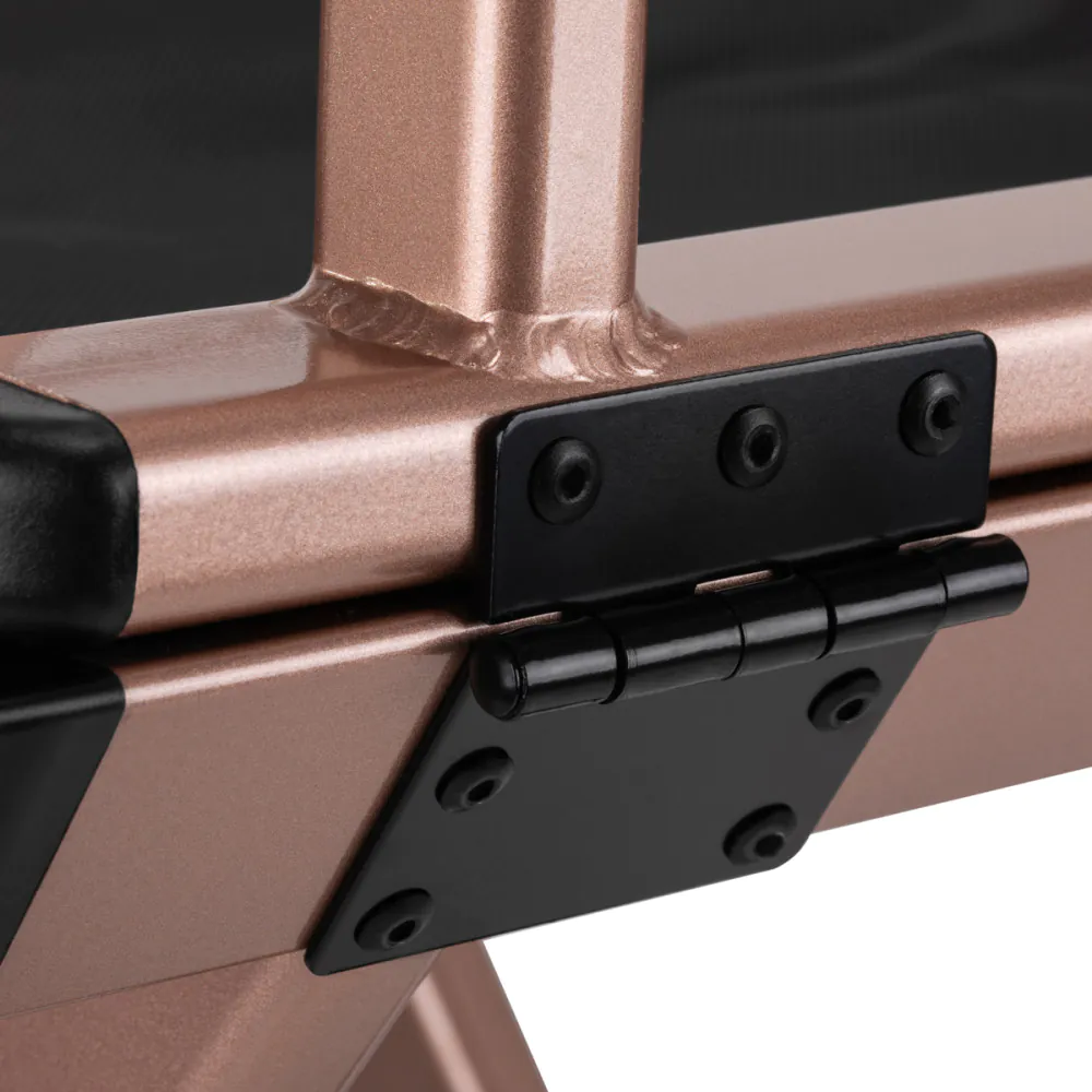 Sminkes szék alumínium, rózsaszín-arany