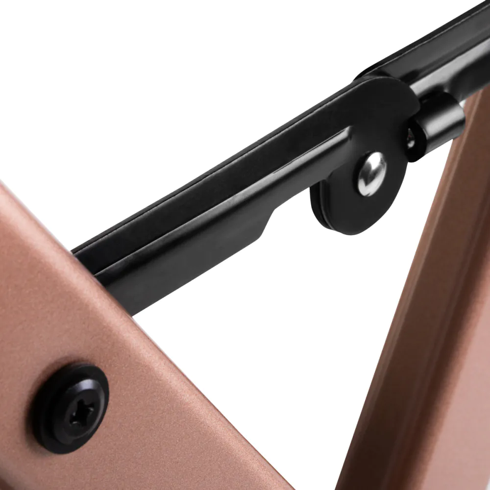 Sminkes szék alumínium, rózsaszín-arany