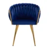 4Rico Bársonyos szék – kék