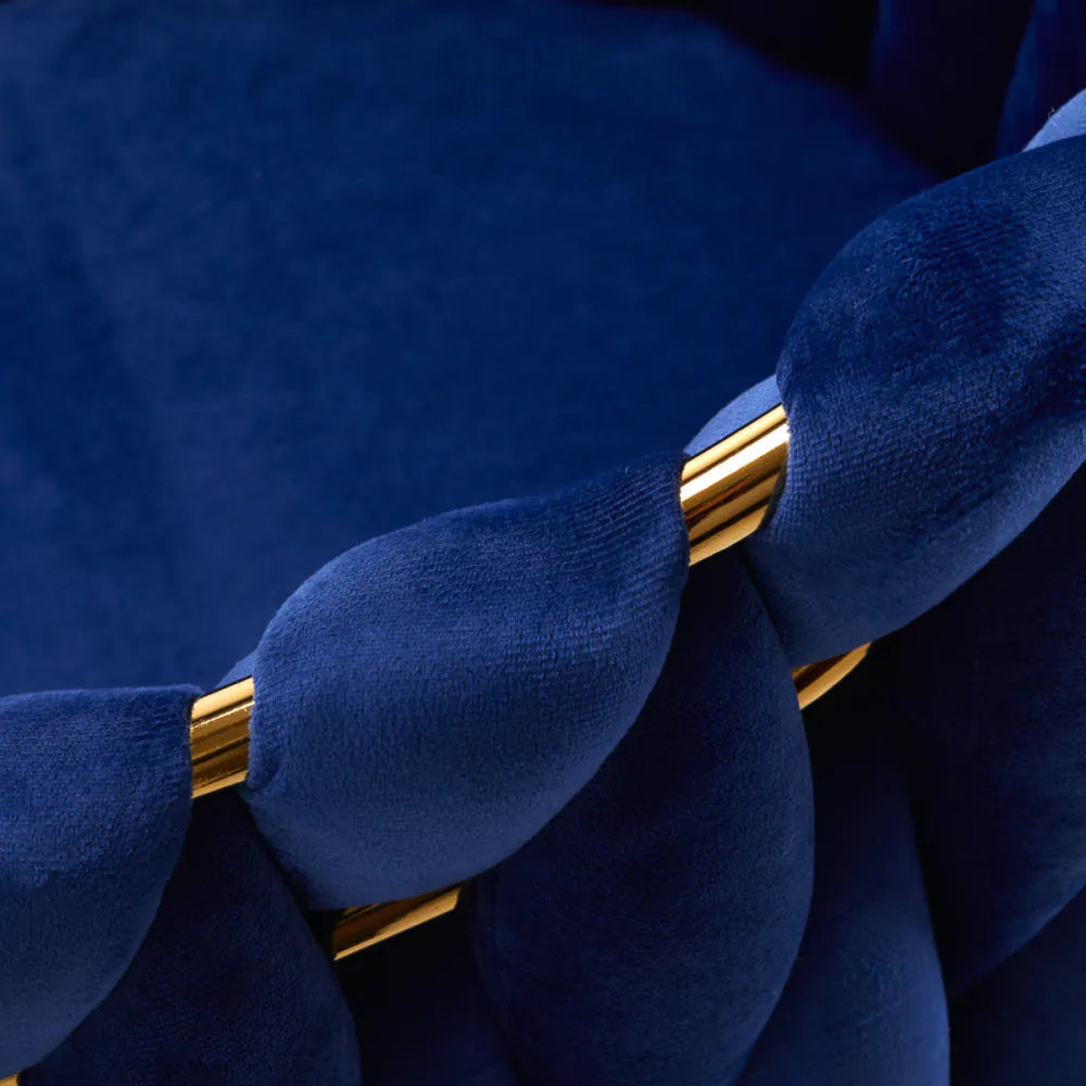 4Rico Bársonyos szék – kék